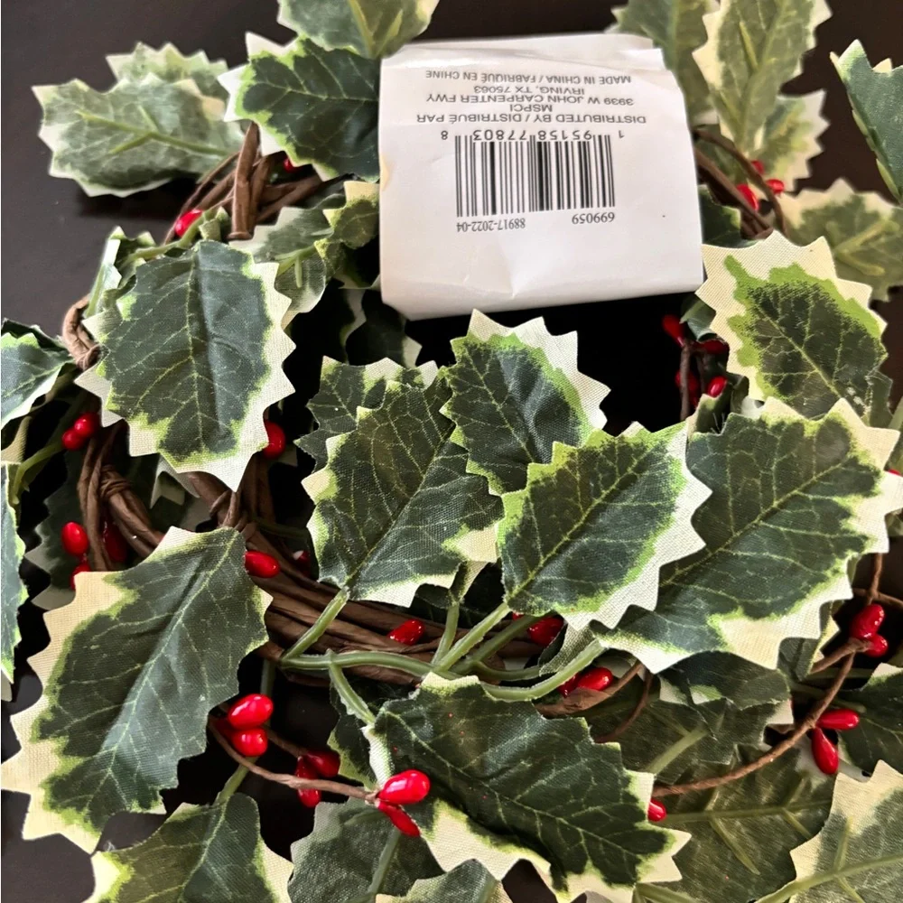 Ashland Holiday Garland with Green and Red Accents